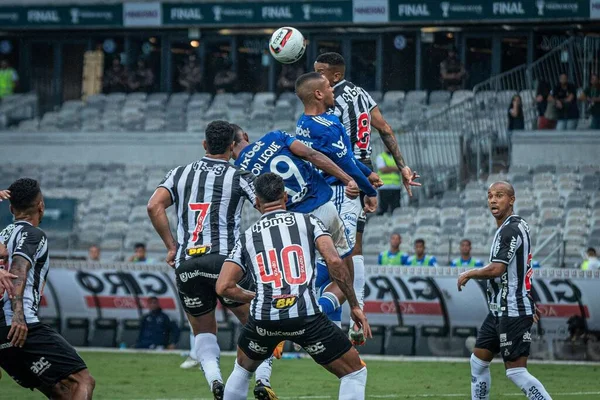 Campeonato Mineiro Futebol 2022 Finais Atlético Mineiro Cruzeiro Abril 2022 — Fotografia de Stock