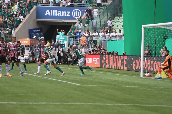 Paulista Soccer Championship Finals Palmeiras Sao Paulo Abril 2022 Sao — Foto de Stock