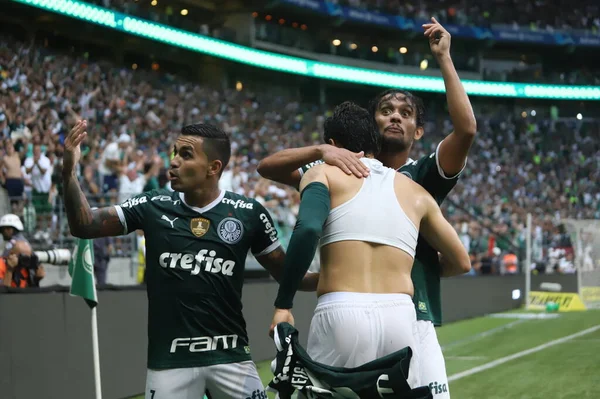 Paulista Soccer Championship Finale Palmeiras Gegen Sao Paulo April 2022 — Stockfoto