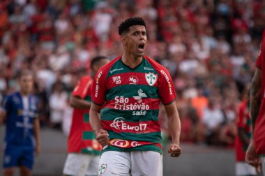 Paulista Futbol Şampiyonası İkinci Lig - Yarı Finaller Portekiz ve Rio Claro. 9 Nisan 2022, Sao Paulo, Brezilya: Portekiz ve Rio Claro arasındaki futbol maçı, Paulista Futbol Şampiyonası İkinci Ligi yarı finallerinin dönüşü için geçerlidir.