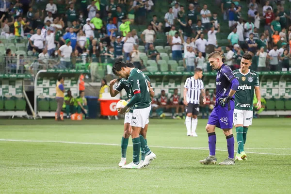 Brezilya Futbol Şampiyonası: Palmeiras ve Ceara. 9 Nisan 2022, Sao Paulo, Brezilya: Palmeiras ile Ceara arasındaki futbol maçı, Brezilya Futbol Şampiyonası 'nın birinci turu için geçerli, Sao Paulo' daki Allianz Parque Stadyumu 'nda 9 Nisan Cumartesi günü yapıldı.). 