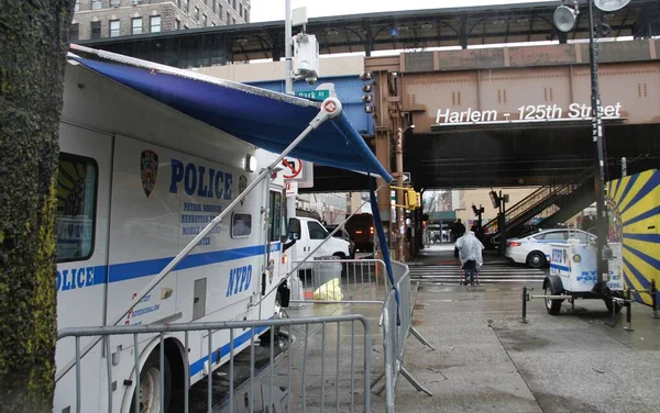 Politie Patrouille Commando Centrum Opgericht Harlem Misdaad Geweerschoten Bestrijden April — Stockfoto