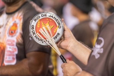 Rio de Janeiro Karnavalı için Unidos Viradouro 'nun teknik provaları. 10 Nisan 2022, Rio de Janeiro, Brezilya: Unidos do Viradouro, 2020 karnavalı şampiyonu, Sapucai 'deki teknik provaların sezonunu Pazar günü sona erdirdi (10).)