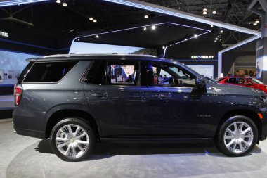 2022 New York Uluslararası Otomobil Fuarı. 13 Nisan 2022, New York, ABD: New York Uluslararası Otomobil Fuarı 15-24 Nisan tarihleri arasında New York 'taki Javits Center' da gerçekleştirilirken 13-14 Nisan tarihleri arasında medyaya açıldı. NYC 
