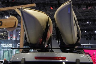 2022 New York Uluslararası Otomobil Fuarı. 13 Nisan 2022, New York, ABD: New York Uluslararası Otomobil Fuarı 15-24 Nisan tarihleri arasında New York 'taki Javits Center' da gerçekleştirilirken 13-14 Nisan tarihleri arasında medyaya açıldı. NYC 