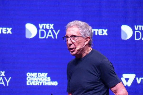 Imprenditore Brasiliano Abilio Diniz Durante Una Conferenza Vtex Day Più — Foto Stock