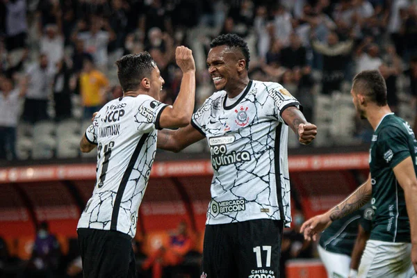 Libertadores Soccer Cup Groepsfase Corinthians Deportivo Cali Colombia April 2022 — Stockfoto