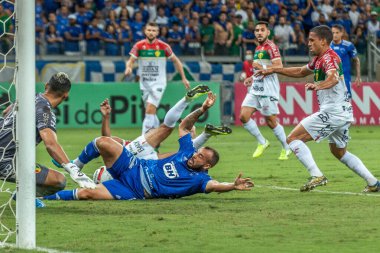 Brezilya Futbol Şampiyonası - 2. Lig: Cruzeiro - 12 Nisan 2022, Belo Horizonte, Minas Gerais, Brezilya: Brezilya 'nın Mineirao Stadyumu' nda düzenlenen Brezilya Futbol Şampiyonası 'nın ikinci turu için geçerli olan Cruzeiro ile