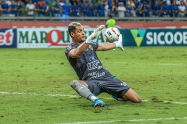 Brezilya Futbol Şampiyonası - 2. Lig: Cruzeiro - 12 Nisan 2022, Belo Horizonte, Minas Gerais, Brezilya: Brezilya 'nın Mineirao Stadyumu' nda düzenlenen Brezilya Futbol Şampiyonası 'nın ikinci turu için geçerli olan Cruzeiro ile