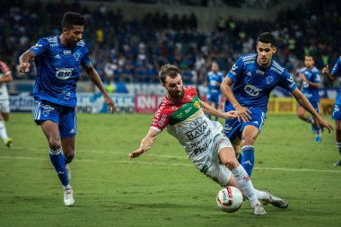 Brezilya Futbol Şampiyonası - 2. Lig: Cruzeiro - 12 Nisan 2022, Belo Horizonte, Minas Gerais, Brezilya: Brezilya 'nın Mineirao Stadyumu' nda düzenlenen Brezilya Futbol Şampiyonası 'nın ikinci turu için geçerli olan Cruzeiro ile
