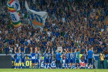 Brezilya Futbol Şampiyonası - 2. Lig: Cruzeiro - 12 Nisan 2022, Belo Horizonte, Minas Gerais, Brezilya: Brezilya 'nın Mineirao Stadyumu' nda düzenlenen Brezilya Futbol Şampiyonası 'nın ikinci turu için geçerli olan Cruzeiro ile