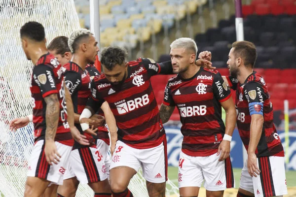 Libertadores Soccer Cup Gruppenphase Flamengo Talleres Argentinien April 2022 Rio — Stockfoto