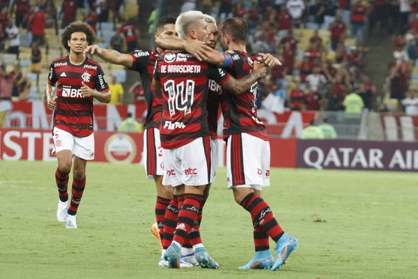 Libertadores Copa Futebol Fase Grupos Flamengo Talleres Argentina Abril 2022 — Fotografia de Stock