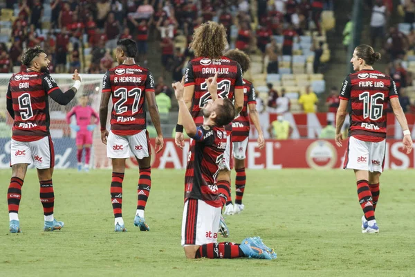 Libertadores Copa Futebol Fase Grupos Flamengo Talleres Argentina Abril 2022 — Fotografia de Stock