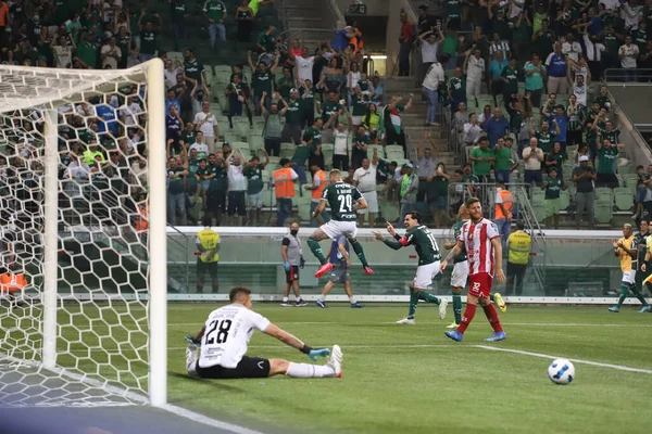 Libertadores Soccer Cup Group Stage Palmeiras Independiente Petrolero Bolivia April — Stock Photo, Image