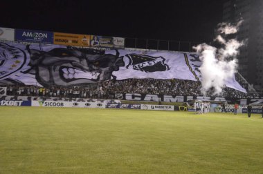 Potiguar Futbol Şampiyonası - Finais: ABC-RN ve America-RN. 14 Nisan 2022, Natal, Rio Grande do Norte, Brezilya: ABC-RN ile Amerika-RN arasındaki futbol maçı, Potiguar Futbol Şampiyonası finali için geçerlidir.