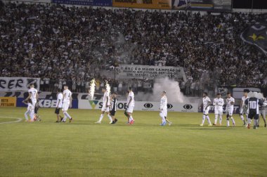 Potiguar Futbol Şampiyonası - Finais: ABC-RN ve America-RN. 14 Nisan 2022, Natal, Rio Grande do Norte, Brezilya: ABC-RN ile Amerika-RN arasındaki futbol maçı, Potiguar Futbol Şampiyonası finali için geçerlidir.