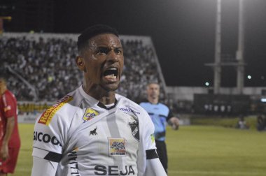Potiguar Futbol Şampiyonası - Finais: ABC-RN ve America-RN. 14 Nisan 2022, Natal, Rio Grande do Norte, Brezilya: ABC-RN ile Amerika-RN arasındaki futbol maçı, Potiguar Futbol Şampiyonası finali için geçerlidir.