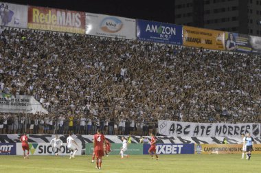 Potiguar Futbol Şampiyonası - Finais: ABC-RN ve America-RN. 14 Nisan 2022, Natal, Rio Grande do Norte, Brezilya: ABC-RN ile Amerika-RN arasındaki futbol maçı, Potiguar Futbol Şampiyonası finali için geçerlidir.