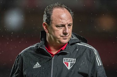 Sudamericana Futbol Kupası - Grup Sahnesi: Sao Paulo and Everton (Şili). 14 Nisan 2022, Sao Paulo, Brezilya: Sao Paulo ve Everton (Şili) arasındaki futbol maçı, Morumbi Stadyumu 'nda düzenlenen Sudamericana Futbol Kupası - Grup Sahnesi' nin ikinci turu için geçerlidir.