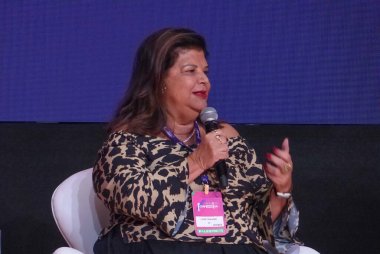 Sao Paulo 'da Favela 2022 Fuarı. 15 Nisan 2022, Sao Paulo, Brezilya: 15-17 Nisan tarihleri arasında, Expo Favela 'nın ilk baskısı gerçekleştirilir, sergi sahipleri varoşlardan girişimciler ve girişimcilerdir.