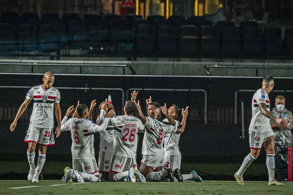 Sudamericana Labdarúgó Kupa Group Stage Sao Paulo Everton Chile 2022 — Stock Fotó