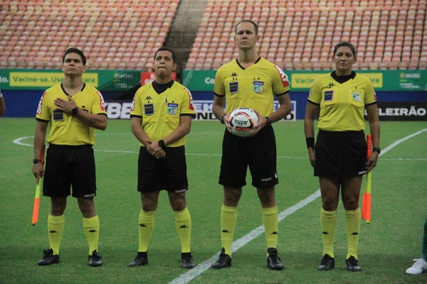 Brezilya Futbol Şampiyonası Üçüncü Ligi: Manaus Remo-PA 'ya karşı. 16 Nisan 2022, Manaus, Amazonas, Brezilya: Manaus ve Remo-PA arasındaki futbol maçı, Brezilya Futbol Şampiyonası Üçüncü Ligi için geçerli, Manaus' taki Arena da Amazonia Stadyumu 'nda düzenlendi.