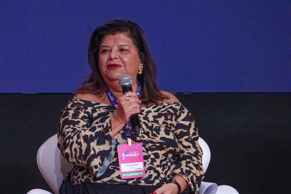 Sao Paulo 'da Favela 2022 Fuarı. 15 Nisan 2022, Sao Paulo, Brezilya: 15-17 Nisan tarihleri arasında, Expo Favela 'nın ilk baskısı gerçekleştirilir, sergi sahipleri varoşlardan girişimciler ve girişimcilerdir.