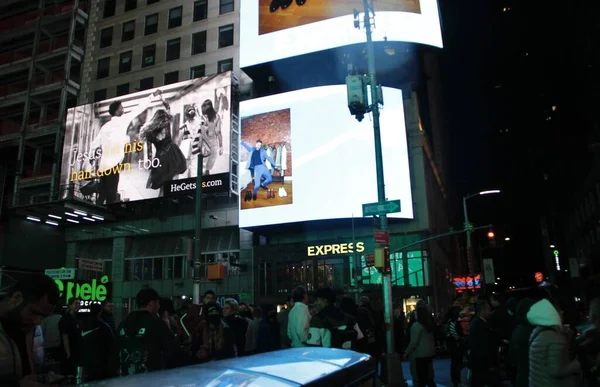 King Kong Ist Zurück Times Square April 2022 New York — Stockfoto