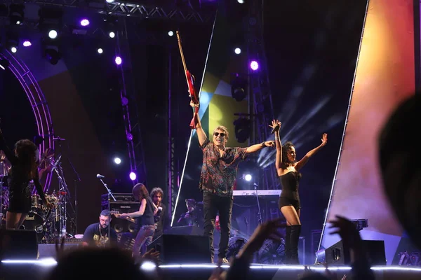 Int Music Festival Spettacolo Della Band Brasiliana Blitz Durante Rock — Foto Stock