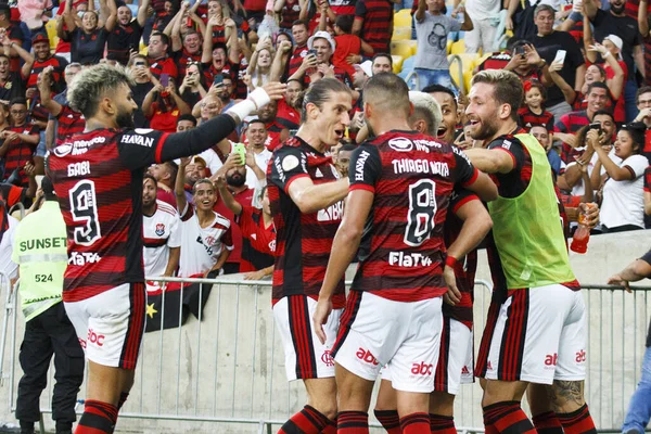 Campeonato Brasileño Fútbol Flamengo Sao Paulo Abril 2022 Río Janeiro — Foto de Stock