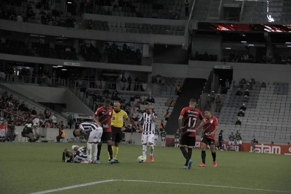 Campeonato Brasileiro Futebol Atlético Atlético Abril 2022 Curitiba Paraná Brasil — Fotografia de Stock