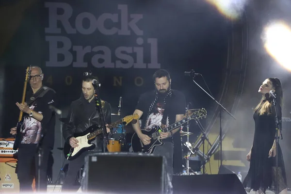 Int Festival Musique Spectacle Chanteur Beto Lee Rock Brazil Years — Photo