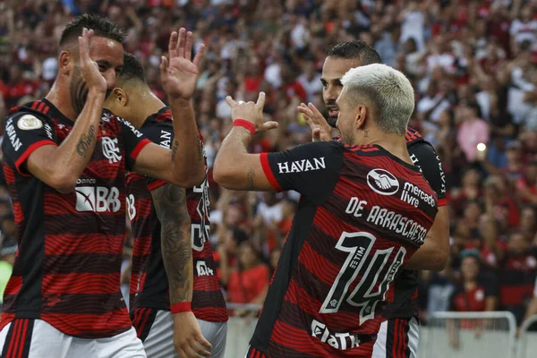 Brasilianische Fußballmeisterschaft Flamengo Gegen Sao Paulo April 2022 Rio Janeiro — Stockfoto