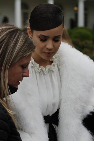 Jimmy Fallon Sofia Carson 2022 White House Easter Egg Roll — Foto Stock