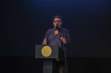 Sao Paulo Valisi Rodrigo Garcia, Samba Programı 'nı başlattı. 19 Nisan 2022, Sao Paulo, Brezilya Sao Paulo Valisi Rodrigo Garcia ve Sao Paulo Belediye Başkanı