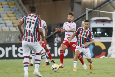 Brezilya Futbol Kupası Üçüncü Aşama: Fluminense Vila Nova 'ya karşı. 19 Nisan 2022, Fluminense ile Vila Nova-GO arasındaki futbol maçı, 19 Salı günü Rio de Janeiro 'daki Maracana Stadyumu' nda düzenlenen Brezilya Futbol Kupası 'nın Üçüncü Aşaması için geçerli.).