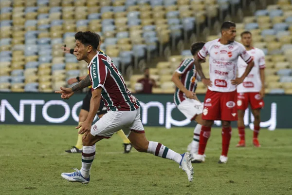 Brazil Soccer Cup Third Phase Fluminense Vila Nova April 2022 — ストック写真
