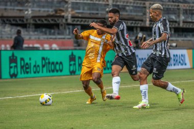 Brezilya Futbol Kupası - Üçüncü Aşama: Atletico-MG ve Brasiliense-DF. 20 Nisan 2022, Belo Horizonte, Minas Gerais, Brezilya: Brezilya Futbol Kupası için geçerli olan Atletico-MG ve Brasiliense-DF arasındaki futbol maçı 