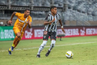 Brezilya Futbol Kupası - Üçüncü Aşama: Atletico-MG ve Brasiliense-DF. 20 Nisan 2022, Belo Horizonte, Minas Gerais, Brezilya: Brezilya Futbol Kupası için geçerli olan Atletico-MG ve Brasiliense-DF arasındaki futbol maçı 