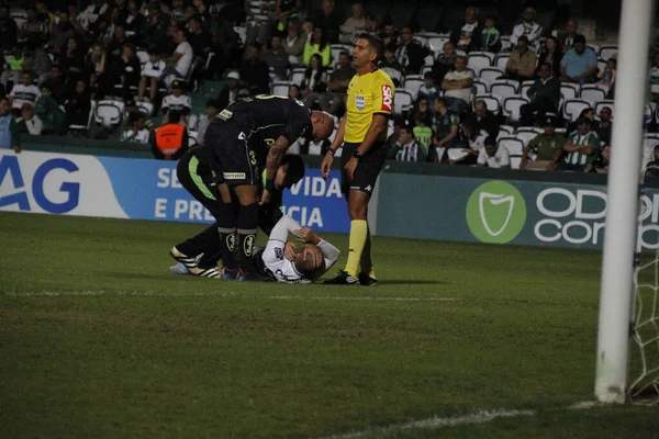 Brasile Soccer Cup Terza Fase Coritiba Santos Aprile 2022 Coritiba — Foto Stock