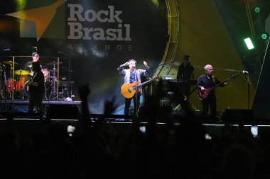 (INT) Rock Brazil 40 yıl: Brezilya 'lı şarkıcı Frejat tarafından gösterildi. 21 Nisan 2022, Sao Paulo, Brezilya: Brezilya 'da 21 Nisan Perşembe günü Latin Amerika Anıtı' nda düzenlenen Rock Brazil 40 Yılı boyunca Brezilyalı şarkıcı Frejat 'ın gösterisi. Fotoğraf: Leco Viana / TheNews2 (F