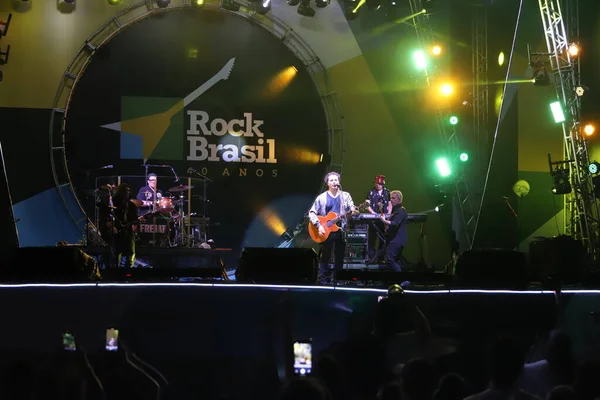 Int Rock Brésil Ans Spectacle Chanteur Brésilien Frejat Avril 2022 — Photo