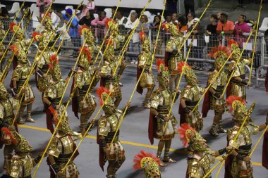 Sao Paulo Karnaval Özel Grubu: Unidos de Vila Maria Samba Okulu Geçidi. 23 Nisan 2022, Sao Paulo, Brezilya: Sao Paulo, Sao Paulo 'da Sao Paulo Karnavalı Özel Grubu tarafından düzenlenen Unidos de Vila Maria samba okulu geçit töreni