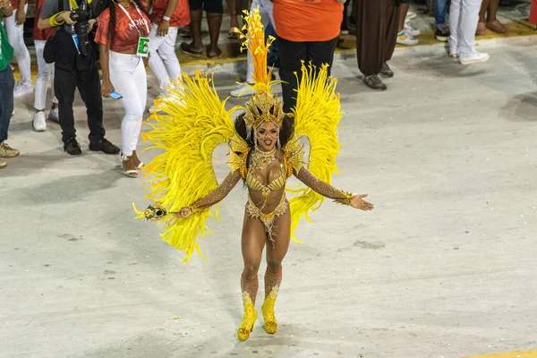 Carnival Rio Janeiro Access Group Parade Unidos Padre Miguel Samba — ストック写真