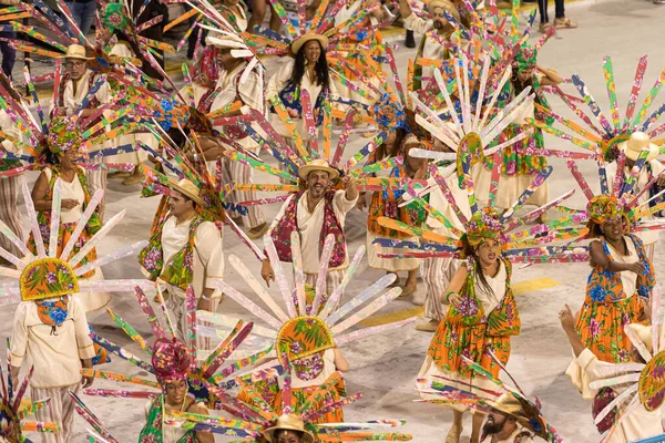 Carnival Rio Janeiro Access Group Parade Academicos Vigario Geral Samba — Stock Photo, Image