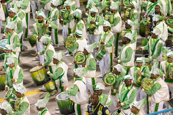 Carnaval Río Janeiro Grupo Acceso Desfile Escuela Samba Imperio Tijuca —  Fotos de Stock