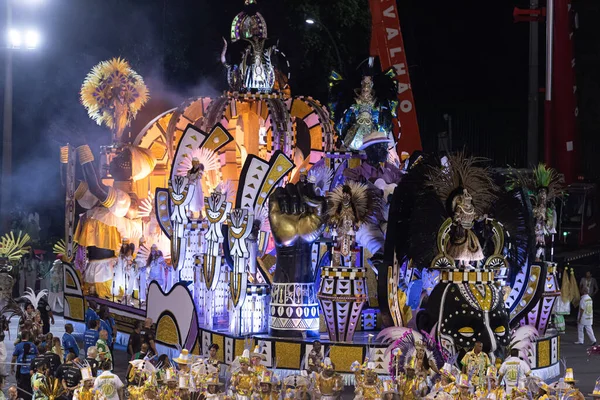 Carnival Rio Janeiro Access Group Parade Imperio Tijuca Samba School — стоковое фото