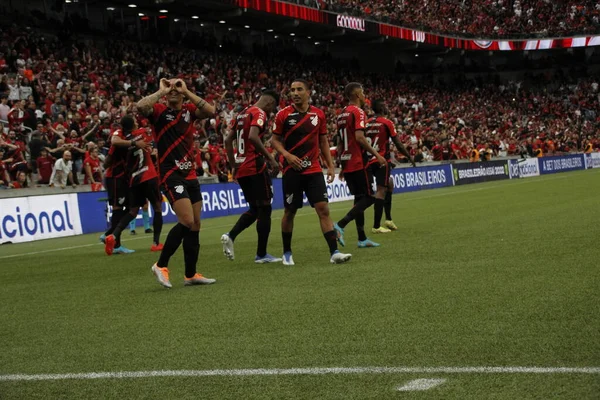 Brasiliansk Fotboll Mästerskap Athletico Paranaense Flamengo April 2022 Curitiba Parana — Stockfoto