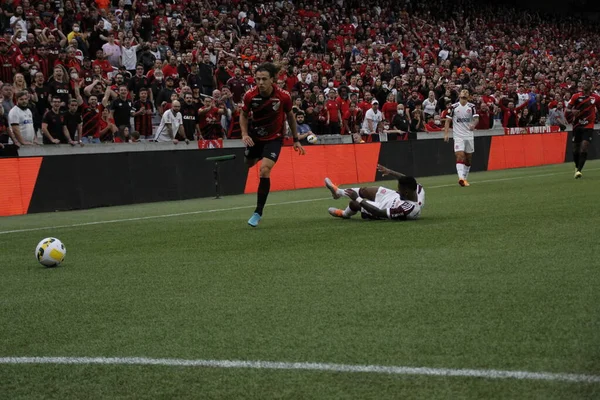 Campeonato Brasileiro Futebol Athletico Paranaense Flamengo Abril 2022 Curitiba Paraná — Fotografia de Stock